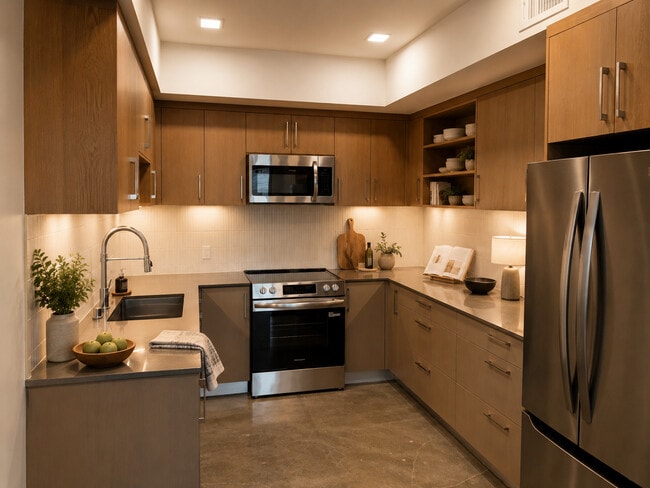 Unit 203 Kitchen - Hive Barrington