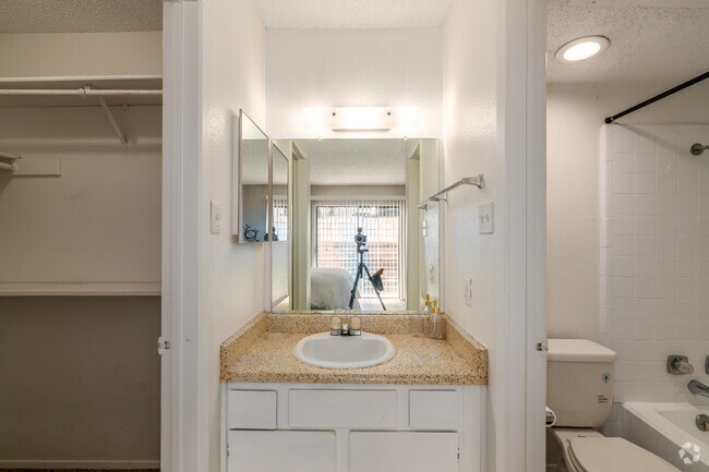 1BR, 1BA - 556SF - Bathroom