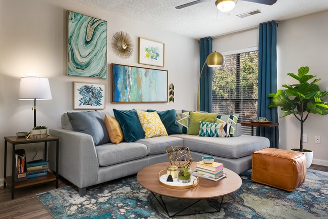 Huntsview Apartments Model Living Room