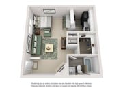 Studio | 1 Bath | 400 SF