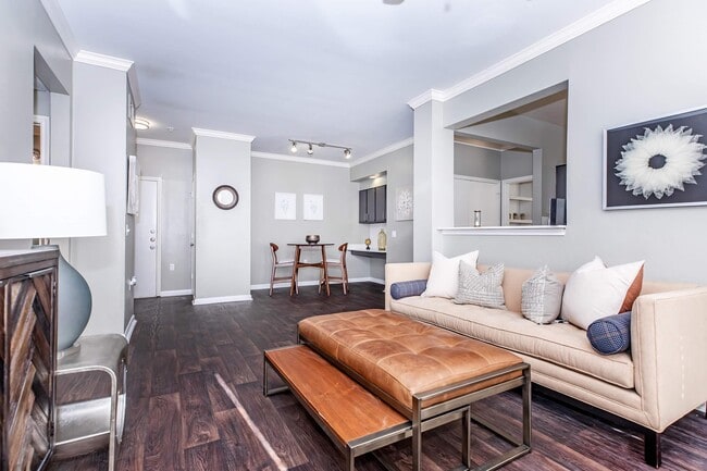 2BD, 2BA - 1081SF - Living Room - The Emile