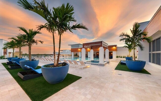 Take in the sunset from the pool, where calm waters and golden skies help you unwind.
