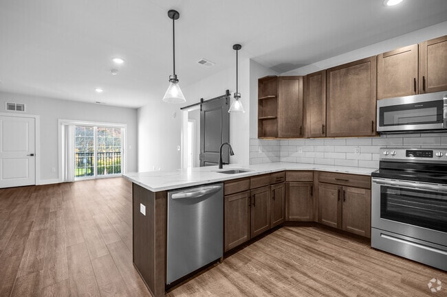 2 BR, 1 BA - Kitchen - Bath View Apartments
