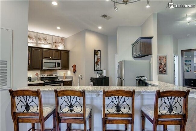 Bar Seating - 300 E John St Unit FURNISHED ALL INCLUSIVE