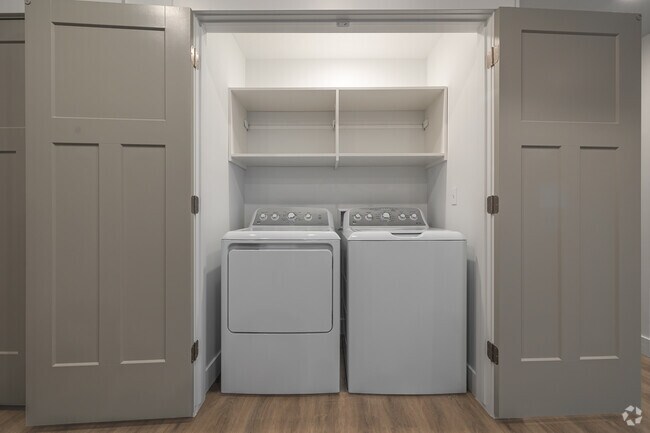 3BR, 2BA - 1.230SF - Lavandería - Wall and 17th Affordable