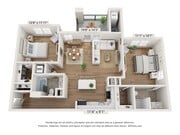 Two Bedroom floor plan