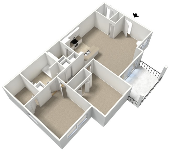 Palms - 2B1B - Robolini - 942 Sq Ft - 3D.jpg