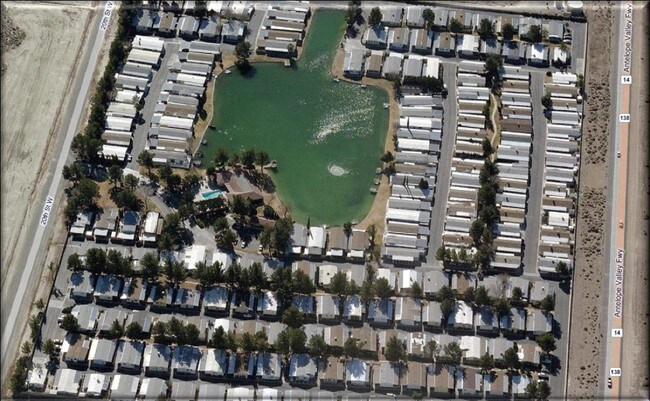 Aerial - Leisure Lake Estate Apartments