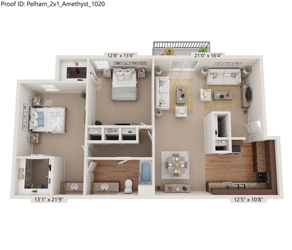 Floor Plan - Amethyst (Renovated)
