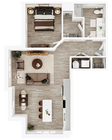 Lusso One Bedroom N1C
