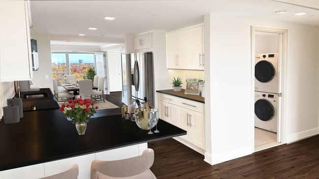 2/3 BEDROOM PASS THROUGH CULINARY KITCHEN TO DINING AREA ,