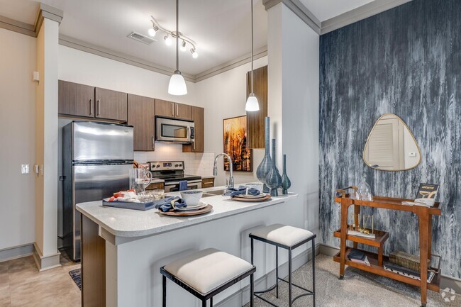 Two Kitchen Design Scheme Options - Cortland Midtown East Rental