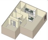 1BR/1BA