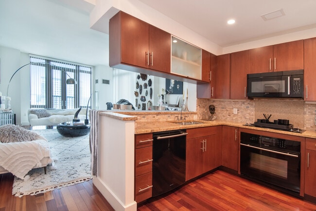 Kitchen/Living Room - 175 Huguenot St Condo Unit 1908