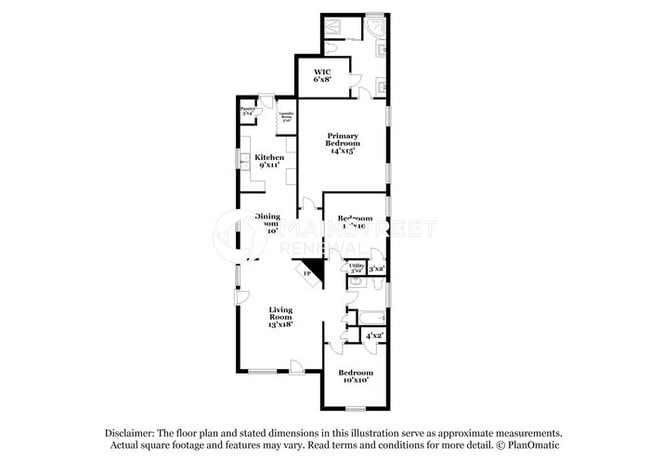 3 Bedroom Pet-Friendly Home in Memphis, TN with Main Street Renewal
