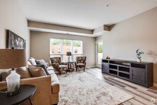 2BR, 2BA -1102SF - C1 - Living Room - The Overlook at Crystal Lake