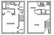 1BR/1BA