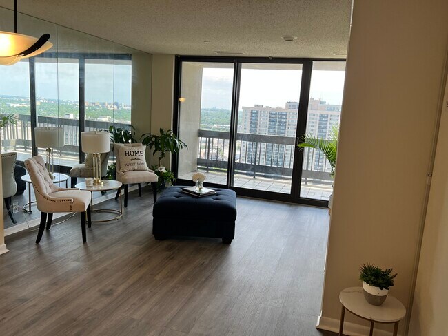 Living room with a view - 5505 Seminary Rd Unit 2608