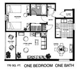 1BR/1BA
