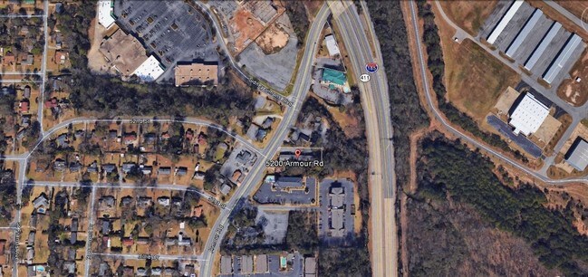 5200 Armour Site Aerial - 5200 Armour Rd