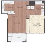 1A | 1x1 | 676 sq ft