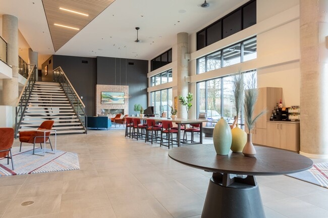 Work from home in the lobby while you enjoy the coffee and tea bar and enjoy the fireplace and grand piano in this cozy space.