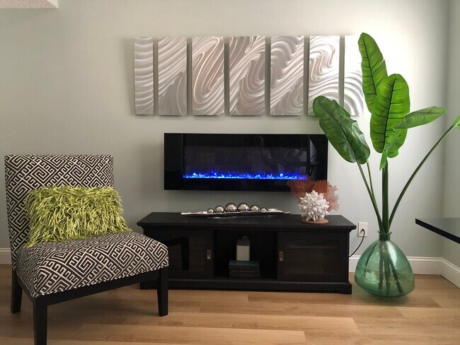 ELECTRIC FIREPLACE - 630 Bird Bay Dr E Unit 207