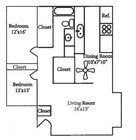 2BR/1BA