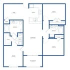 3x2 w/Sunroom Floor Plan
