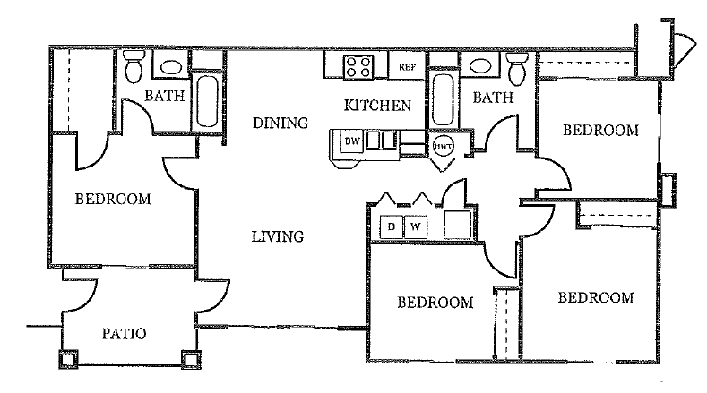 Floor Plan - 4X2