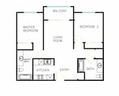2 Bedroom / 2 bath