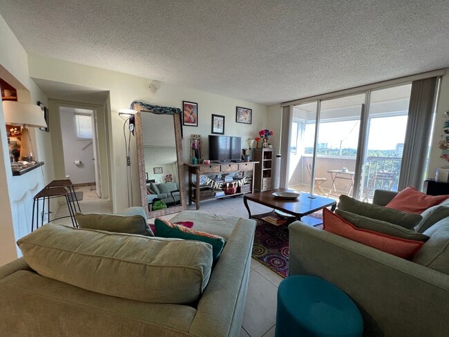 Living Room towards Patio - 777 S Federal Hwy Unit RP701