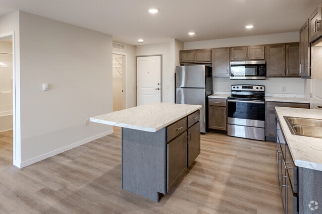 2BR, 1.5BA - 1,050SF - Kitchen