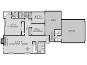 3BR/2BA