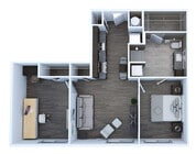 AE3 - Two Bedroom, One Bath