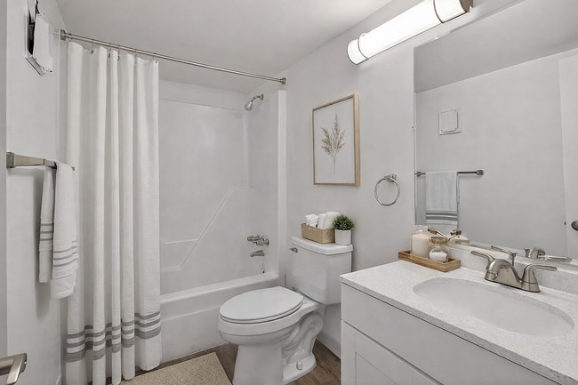 Modern bathroom with calming neutrals