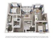 Floor plans are artist’s rendering. All dimensions are approximate. Actual product and specifications may vary in dimension or detail. Not all features are available in every apartment. Prices and availability are subject to change.