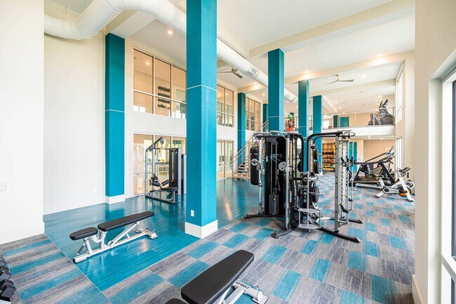 24-Hour Fitness Center - Work out anytime. No need to pay for a gym membership, you have all you need here.