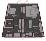 A3 floor plan The Michael At Presidio