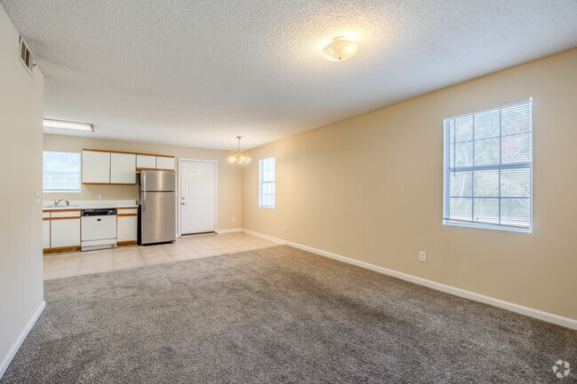 3BR, 2BA - 1,200SF - Living Room
