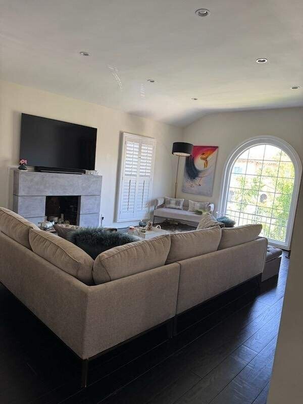 Living room - sample furnished view - 7930 W 4th St Unit 7930