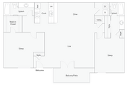 Chelsea | 2-Bedroom Floorplan
