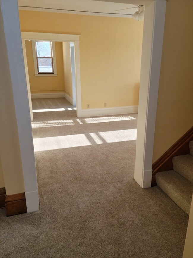 Entryway (looking through living room to dining room