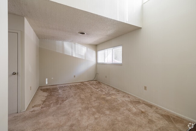 2BR, 1BA Upper Floor - 645SF - Living Room