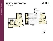 4x4 TH Balcony A 2-67