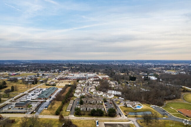 Aerial - Columbia Woods Apartments