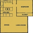 1BR/1BA