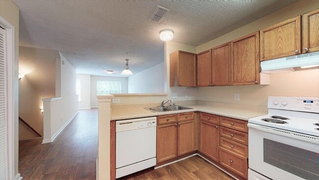 Large kitchen spaces, equipped with ample storage
