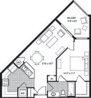 1BY floor plan The Clarendon