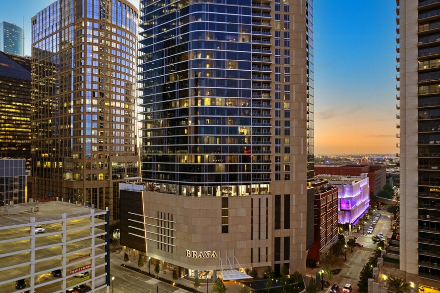 Soar above the city in luxury high-rise living.